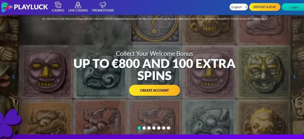 Playluck Casino Review - 2026