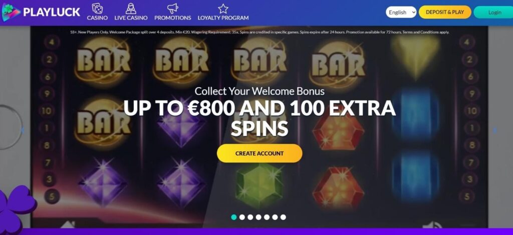 Playluck Casino Review - 2026