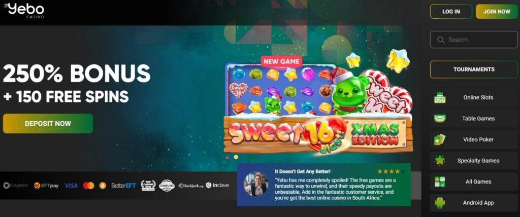Yebo Casino Review - 2026