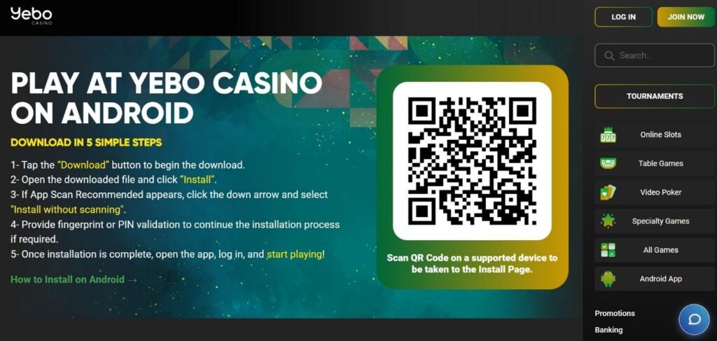 Yebo Casino Review - 2026