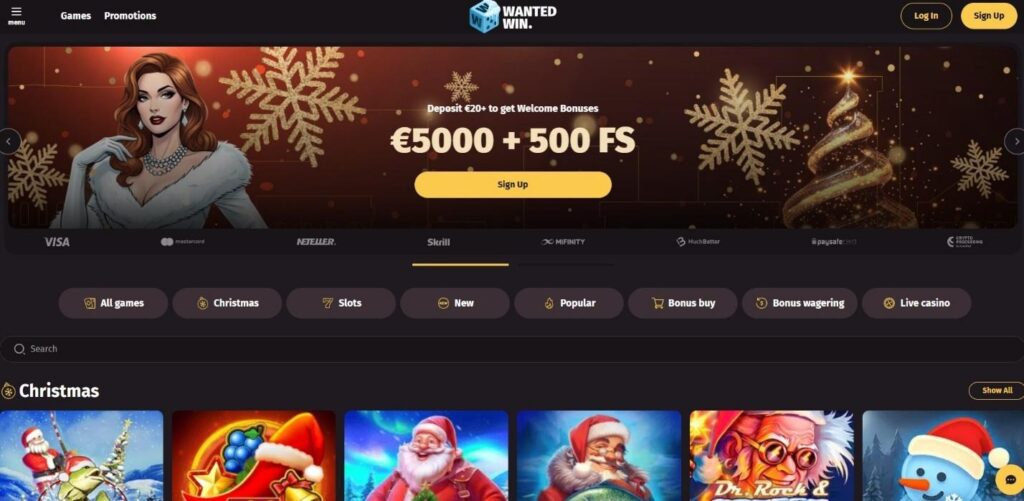 Wanted Win Casino Review - 2026