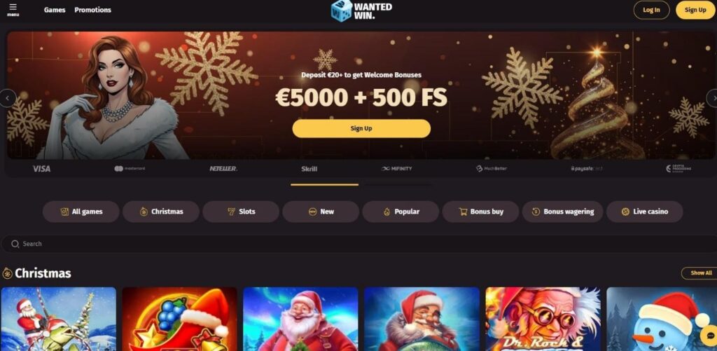 Wanted Win Casino Review - 2026