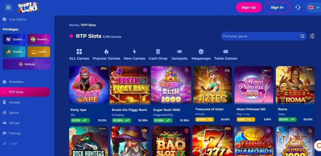 Happyluke Casino Review - 2026