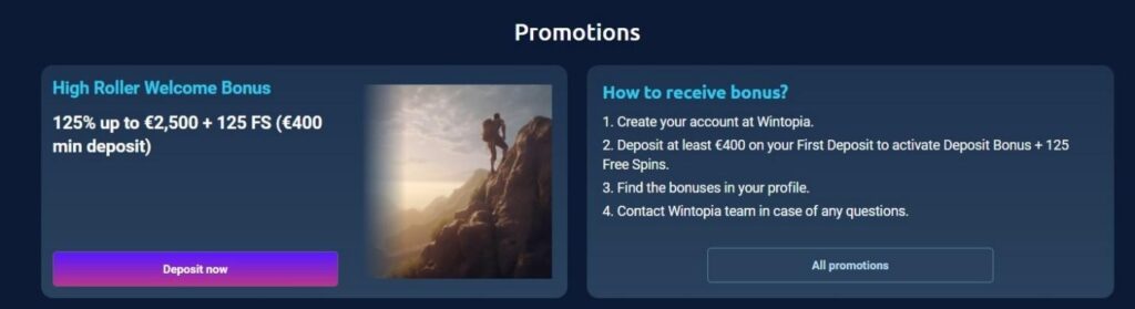 Wintopia Casino Review - 2026