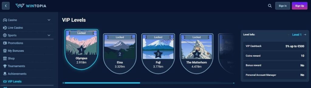 Wintopia Casino Review - 2026