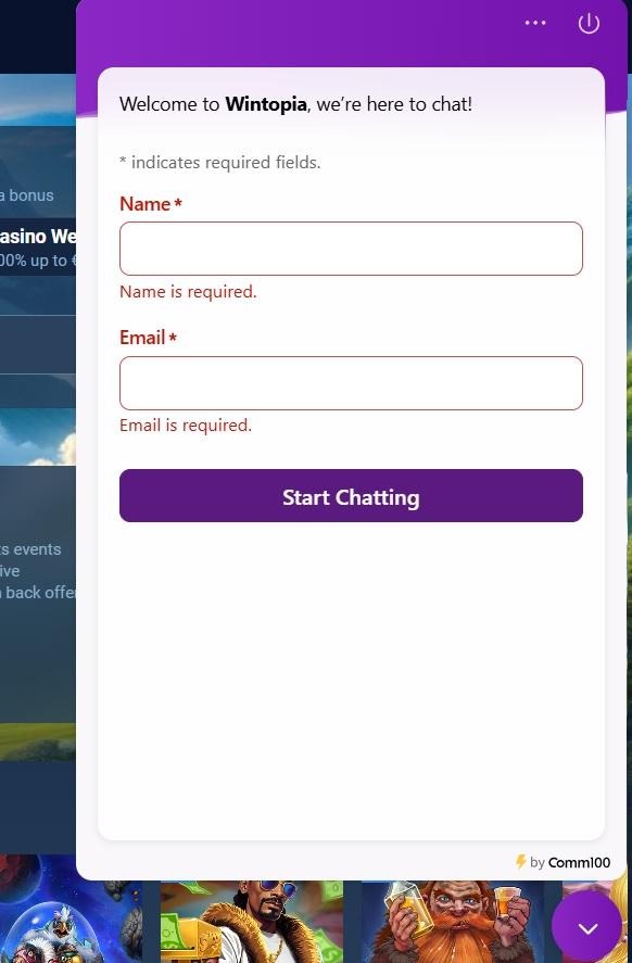 Wintopia Casino Review - 2026
