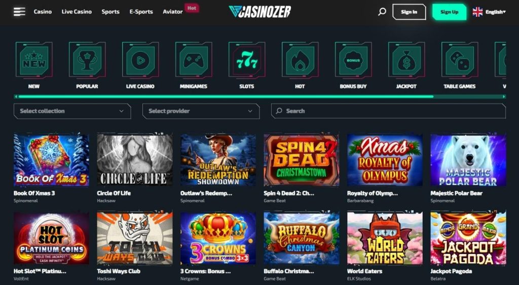 Casinozer Casino Review - 2026