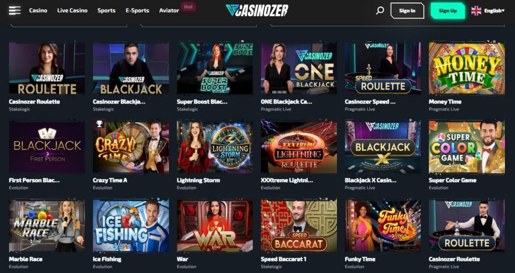 Casinozer Casino Review - 2026