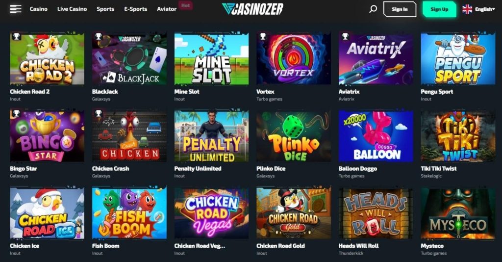 Casinozer Casino Review - 2026
