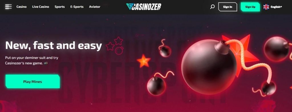 Casinozer Casino Review - 2026