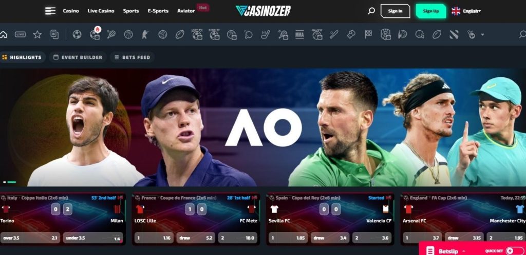 Casinozer Casino Review - 2026