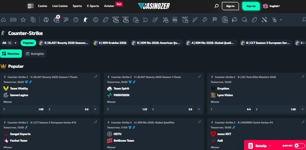 Casinozer Casino Review - 2026