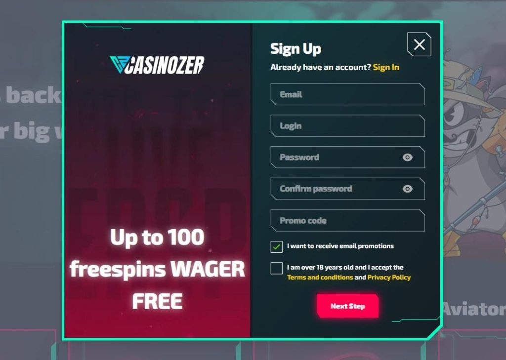 Casinozer Casino Review - 2026