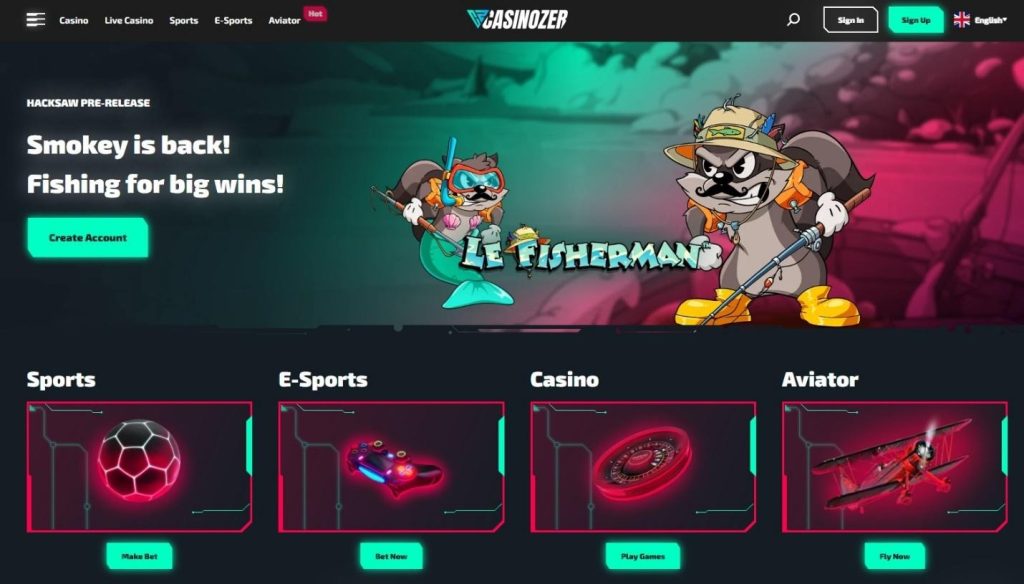 Casinozer Casino Review - 2026