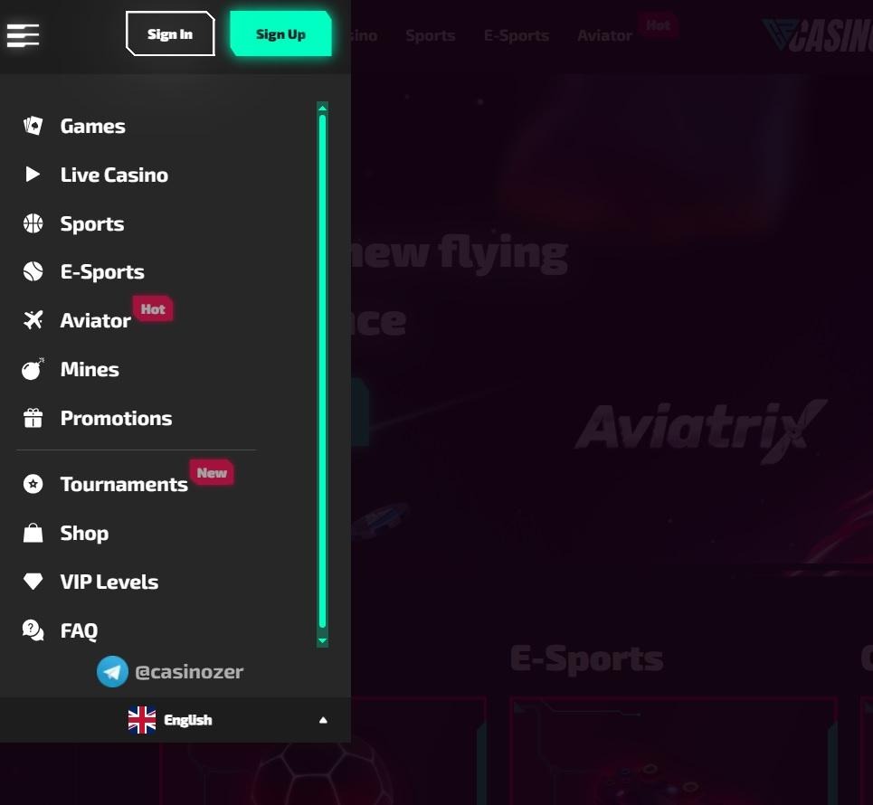 Casinozer Casino Review - 2026