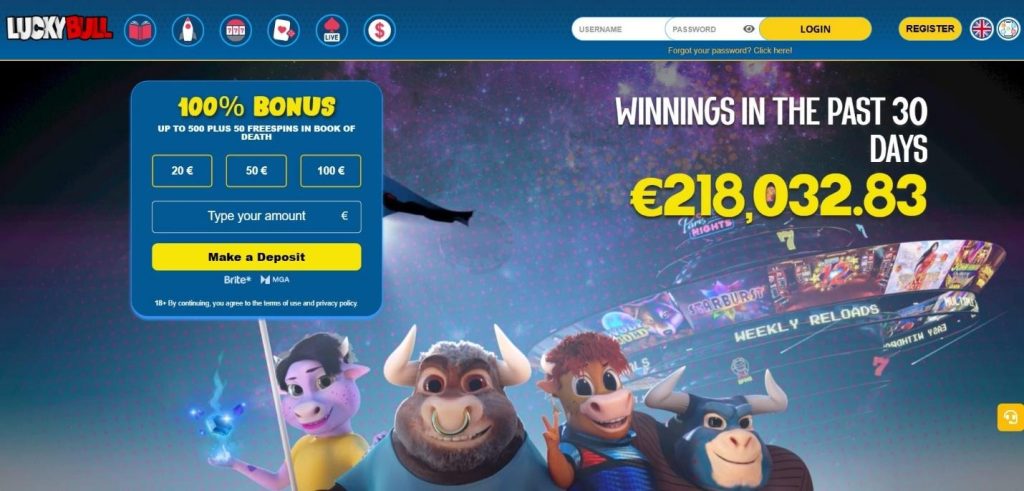 Lucky Bull Casino Review - 2026 2 Lucky Bull Casino Review - 2026