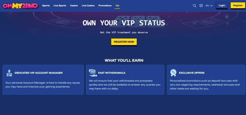 Ohmyzino Casino Review - 2026
