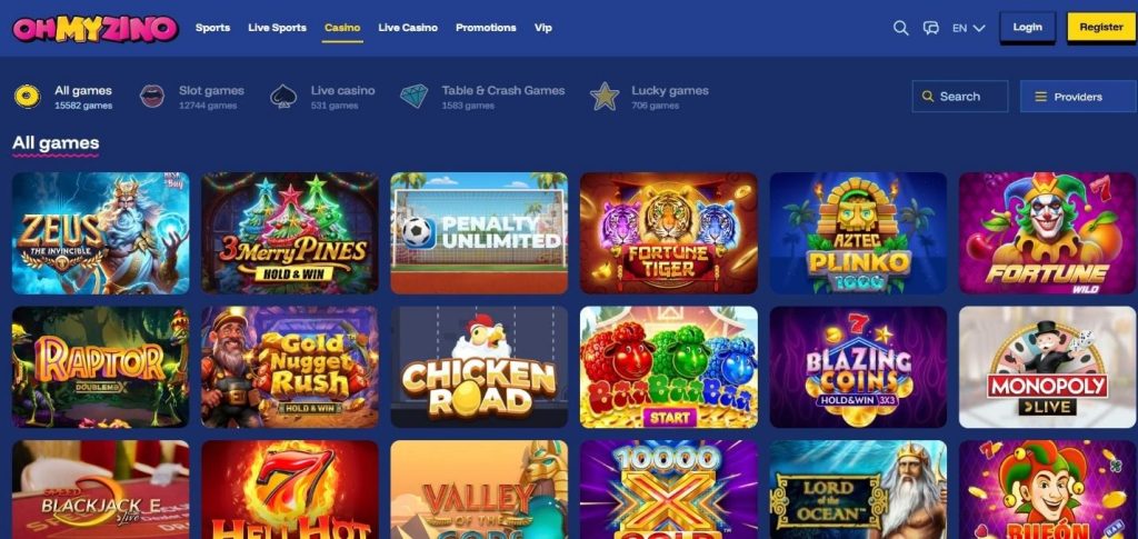 Ohmyzino Casino Review - 2026