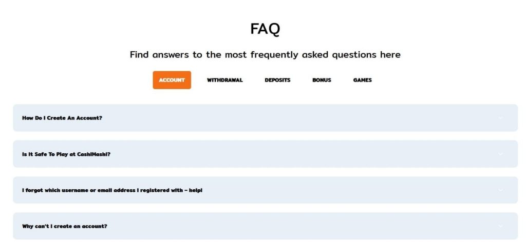 Cashimashi Casino Review - 2026