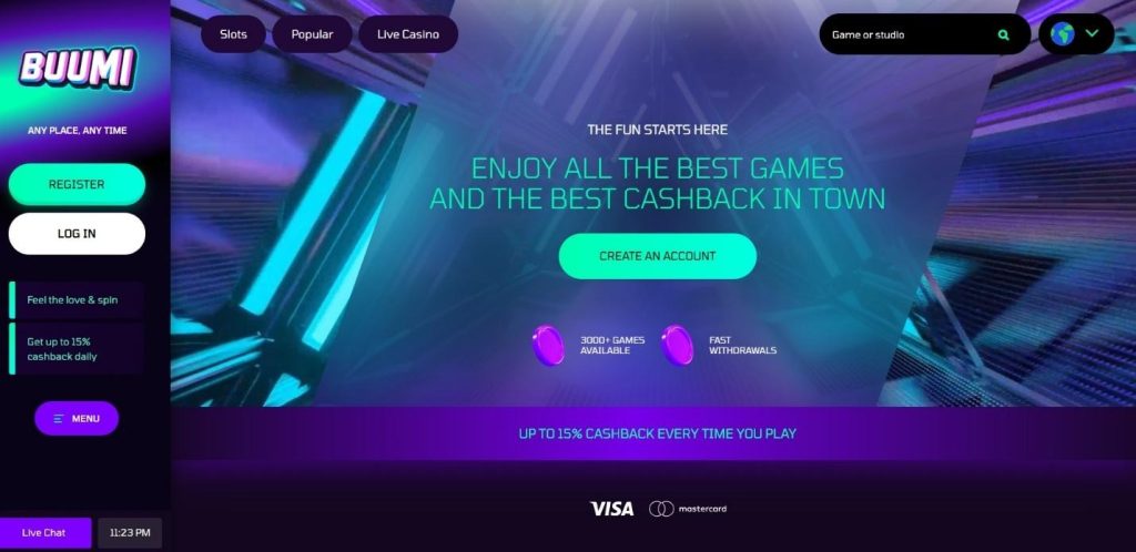 Buumi Casino Review - 2026