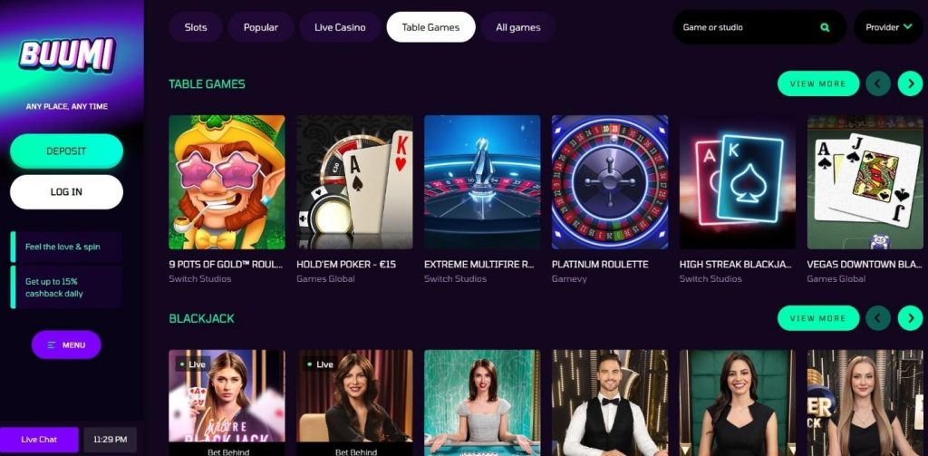 Buumi Casino Review - 2026