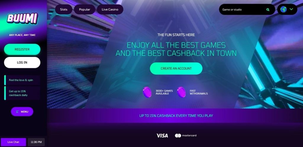 Buumi Casino Review - 2026
