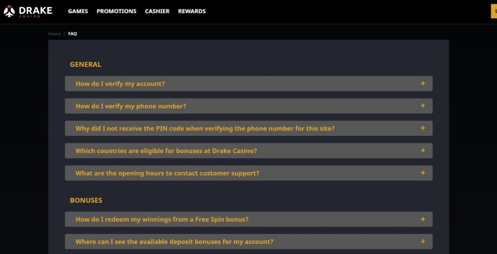 Drake Casino Review - 2026