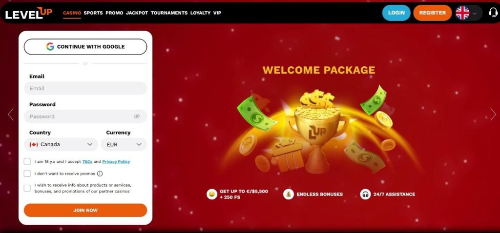 Level Up Casino Review - 2026