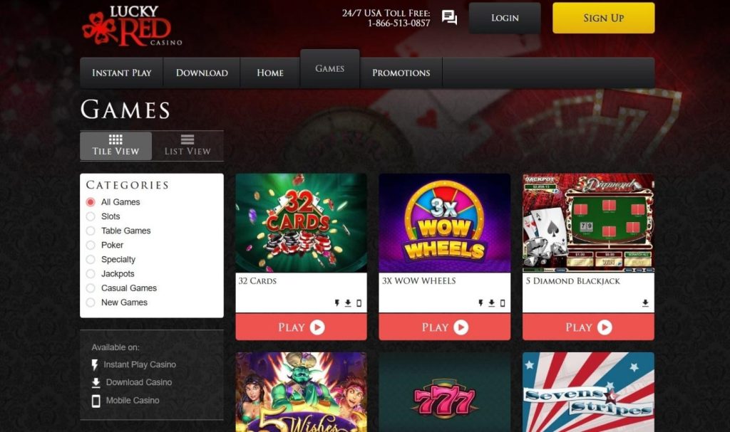 Lucky Red Casino Review - 2026