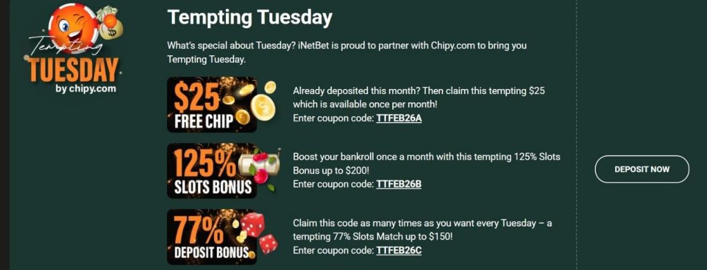 iNetBet Casino Review - 2026