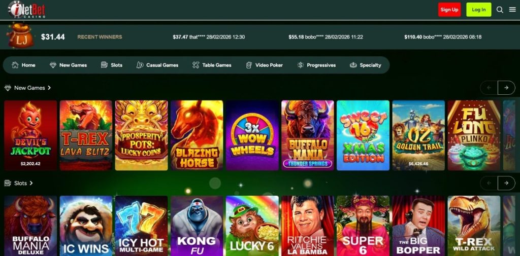 iNetBet Casino Review - 2026