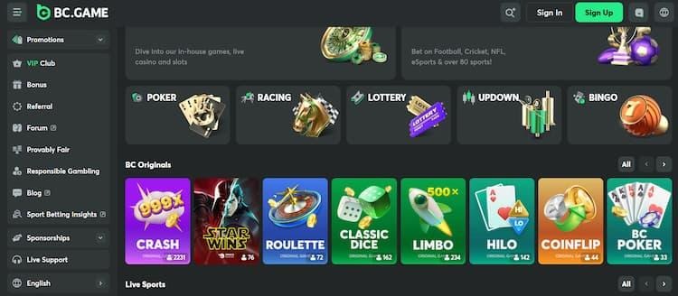 Casinos Like BC.Game - 2026 6 Casinos Like BC.Game - 2026