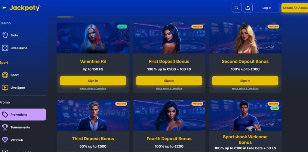 Jackpoty Casino Review - 2026