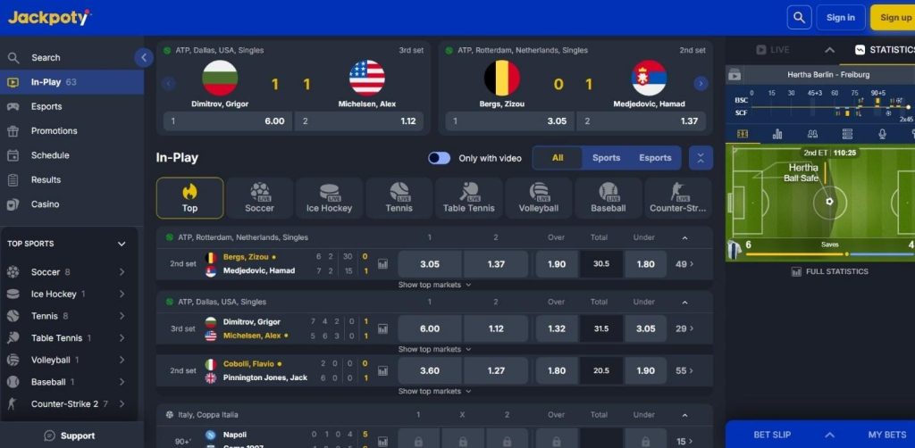 Jackpoty Casino Review - 2026