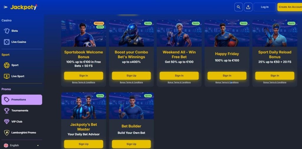 Jackpoty Casino Review - 2026