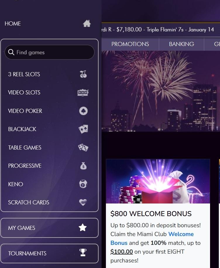 Miami Club Casino Review - 2026 15 Miami Club Casino Review - 2026