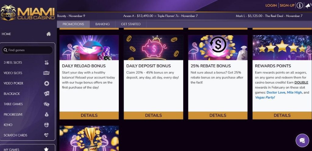 Miami Club Casino Review - 2026 4 Miami Club Casino Review - 2026