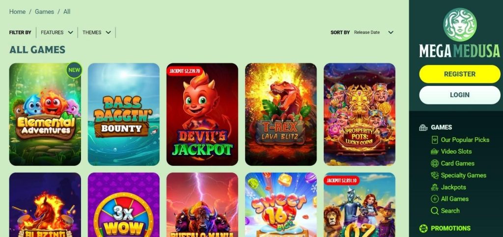 Mega Medusa Casino Review - 2026