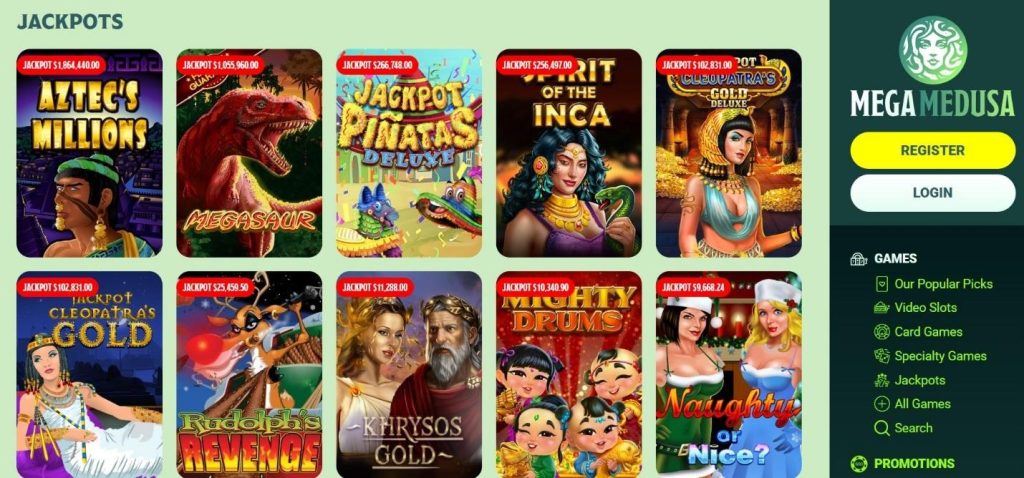 Mega Medusa Casino Review - 2026