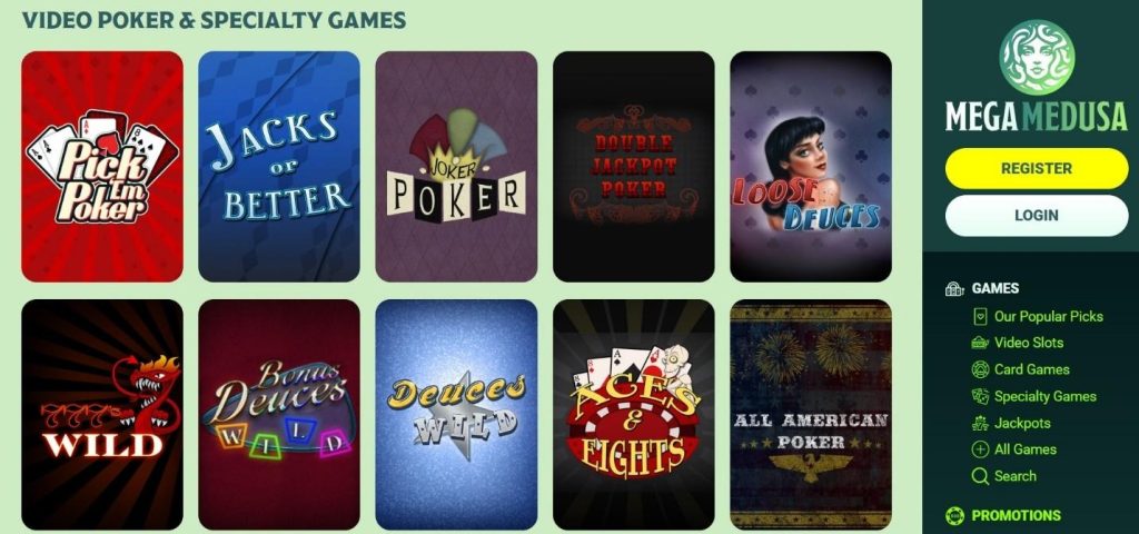 Mega Medusa Casino Review - 2026