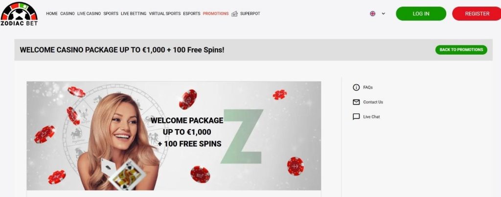 Zodiacbet Casino Review - 2026