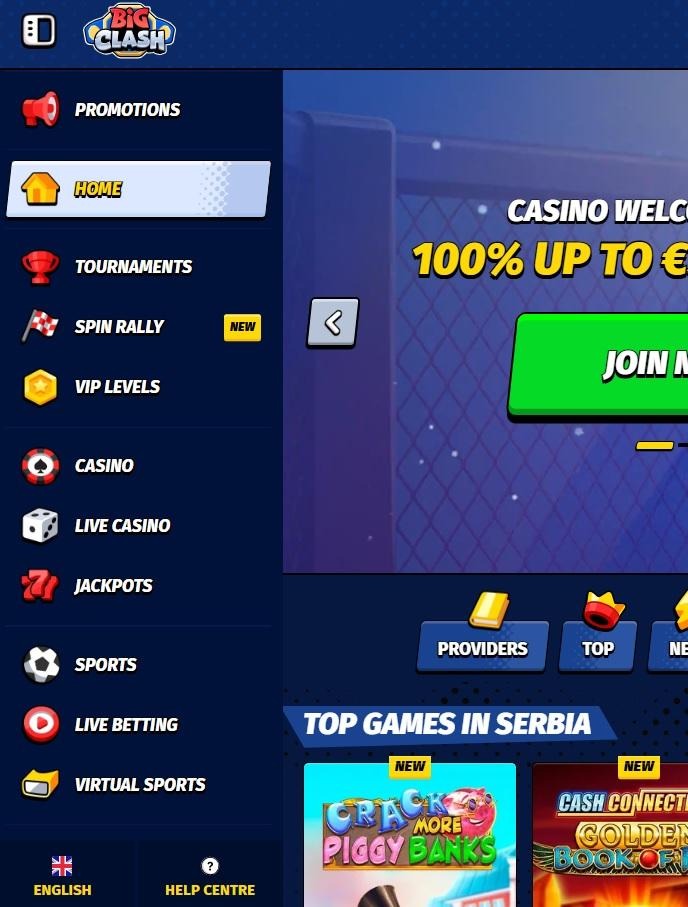 Bigclash Casino Review - 2026