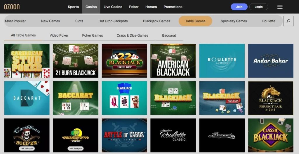 Ozoon Casino Review - 2026