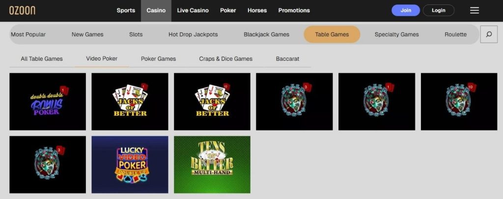 Ozoon Casino Review - 2026