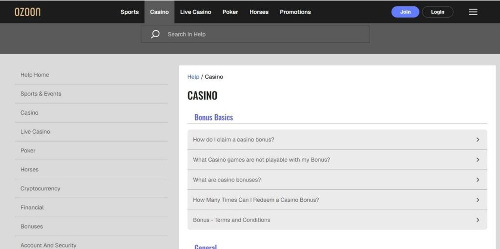 Ozoon Casino Review - 2026