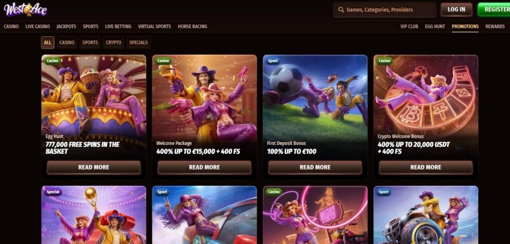 Westace Casino Review - 2026