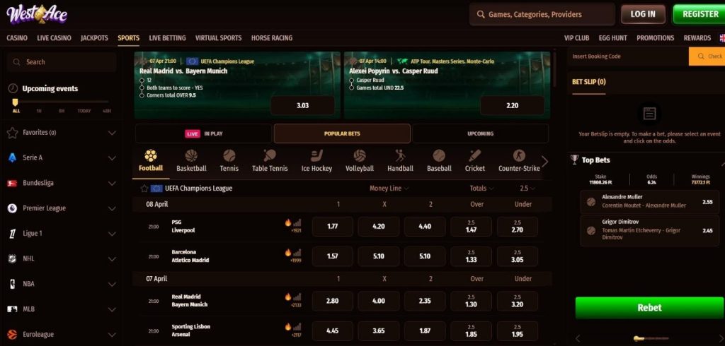 Westace Casino Review - 2026