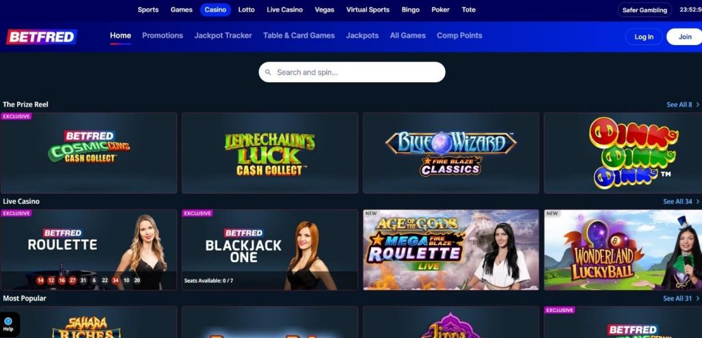 Betfred Casino Review - 2026