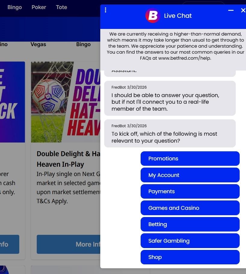 Betfred Casino Review - 2026