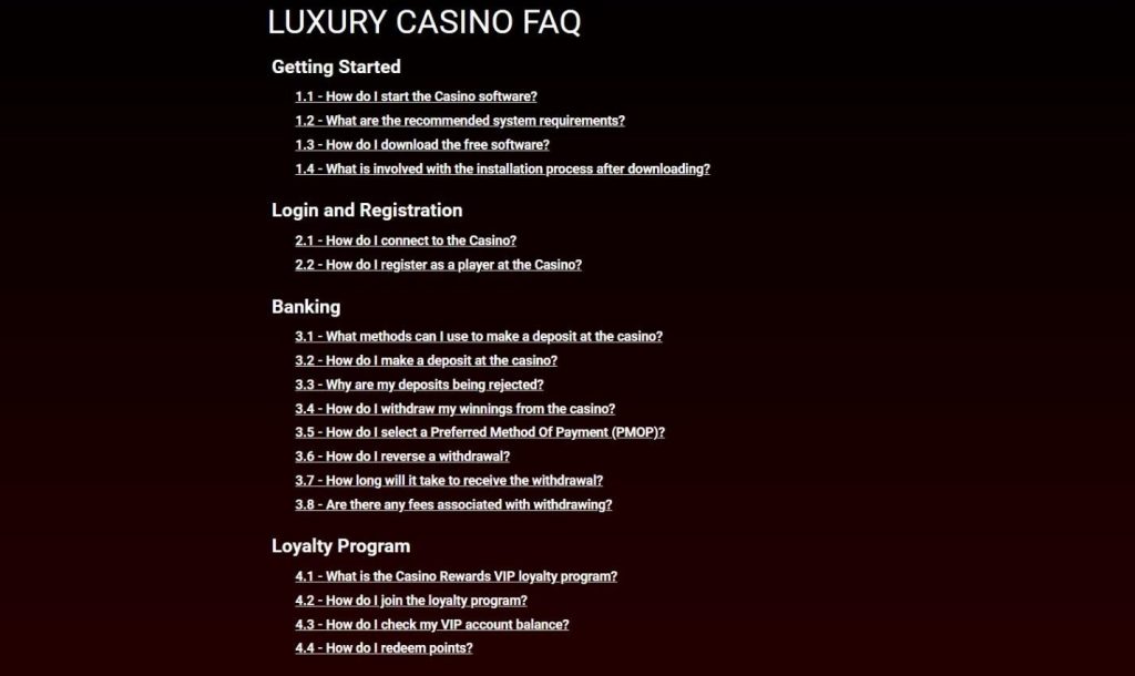 Luxury Casino Review - 2026